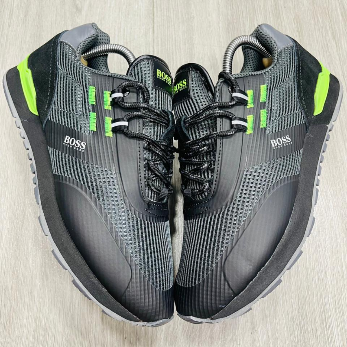 tenis hugo boss hombre originales color negro verde Comprar en tienda onlineshoppingcenterg Colombia centro de compras en linea osc1